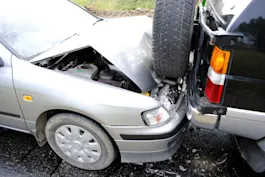 Car accident on the highway